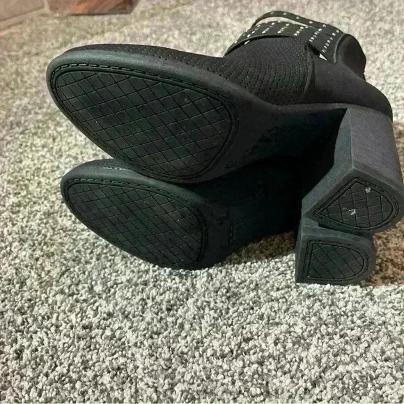 DOLCE by Mojo Moxy Womens ZR5L Almond Toe Ankle Boots & Booties, Black, Size 6 - Picture 8 of 11